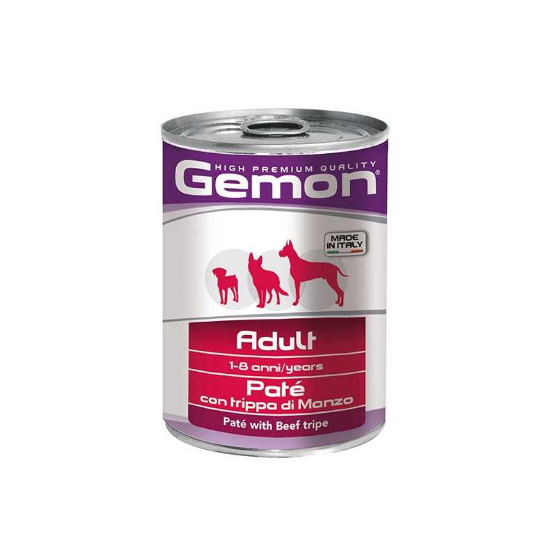 GEMON Chien Adult Paté avec Trippa di Bœuf 400 g. GEMON Chien Adult Paté avec Trippa di Bœuf 400 g.