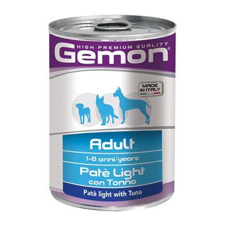 GEMON Cane Adult Paté Light con Tonno 400 gr. - 
