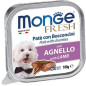 MONGE Fresh Paté and Chunks with Lamb 100 gr.