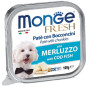 MONGE Fresh Paté et Bouchées avec Cabillaud 100 g.