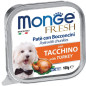 MONGE Fresh Paté et Bouchées avec Dinde 100 g.