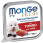 MONGE Fresh Paté et Bouchées avec Thon 100 g.