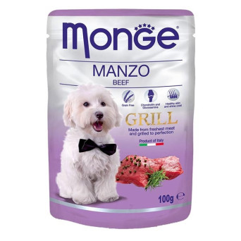 MONGE Grill Bocconcini con Manzo 100 gr. - 